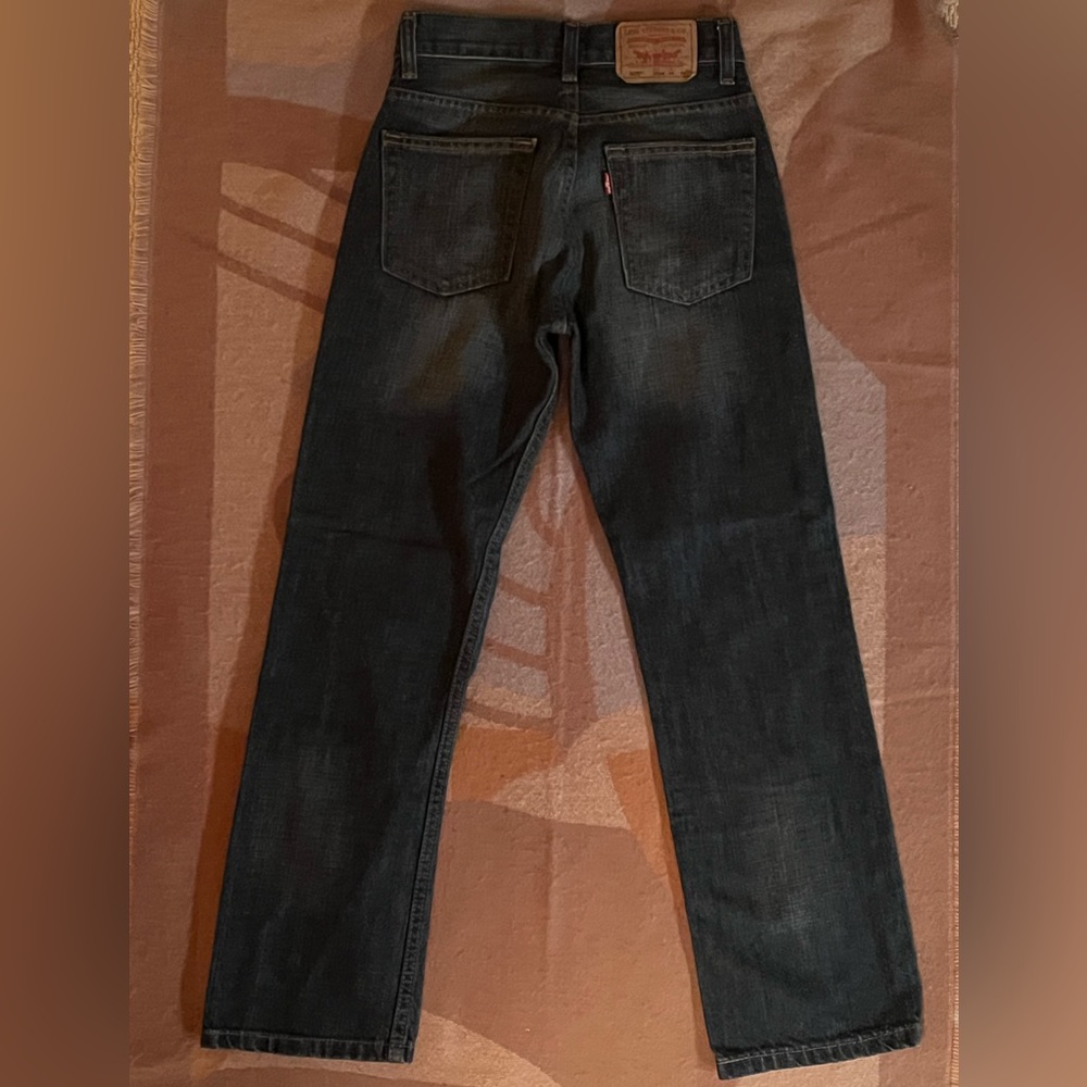 Vintage Levi 505 Red Tag, 24x26 youth 12 slim; Women’s XS petite